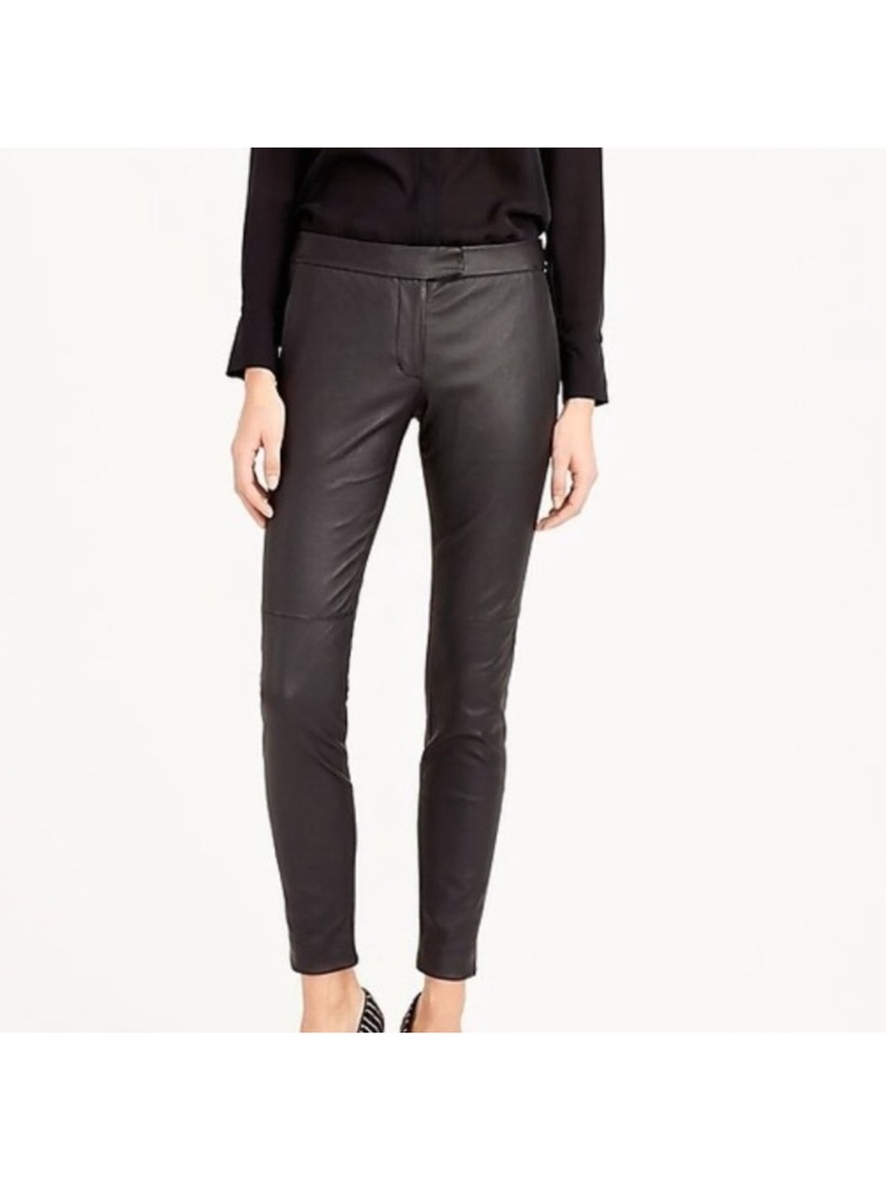 J Crew RYDER LEATHER PANTS